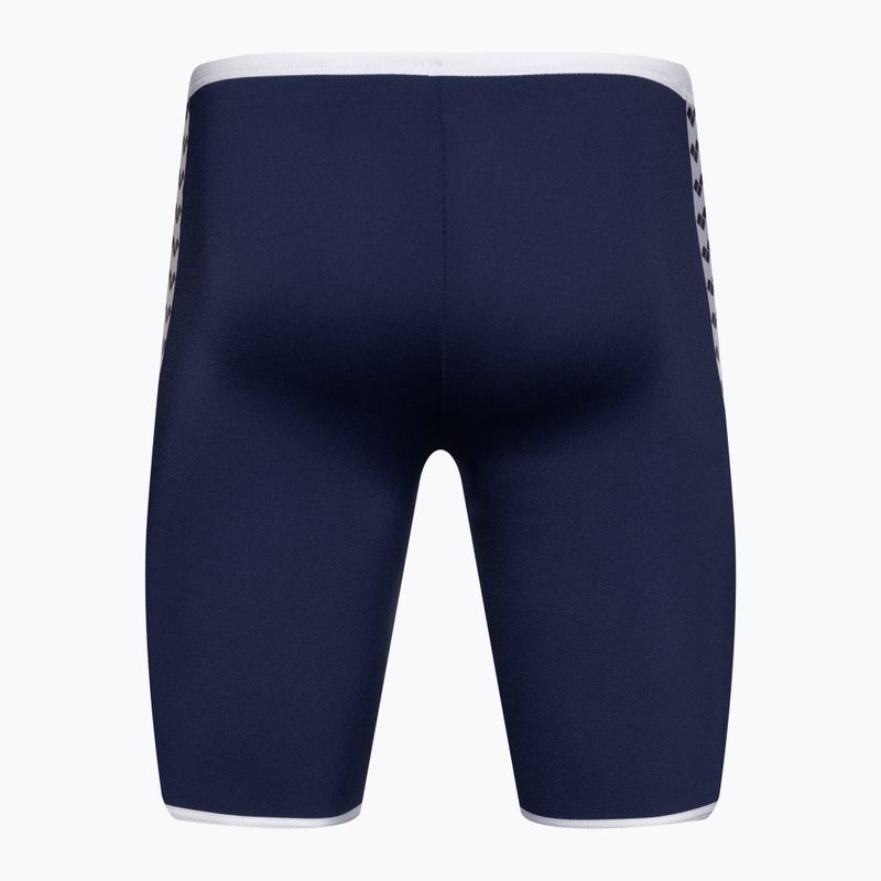 Jammery pływackie męskie arena Icons Swim Jammer Solid navy/white 2