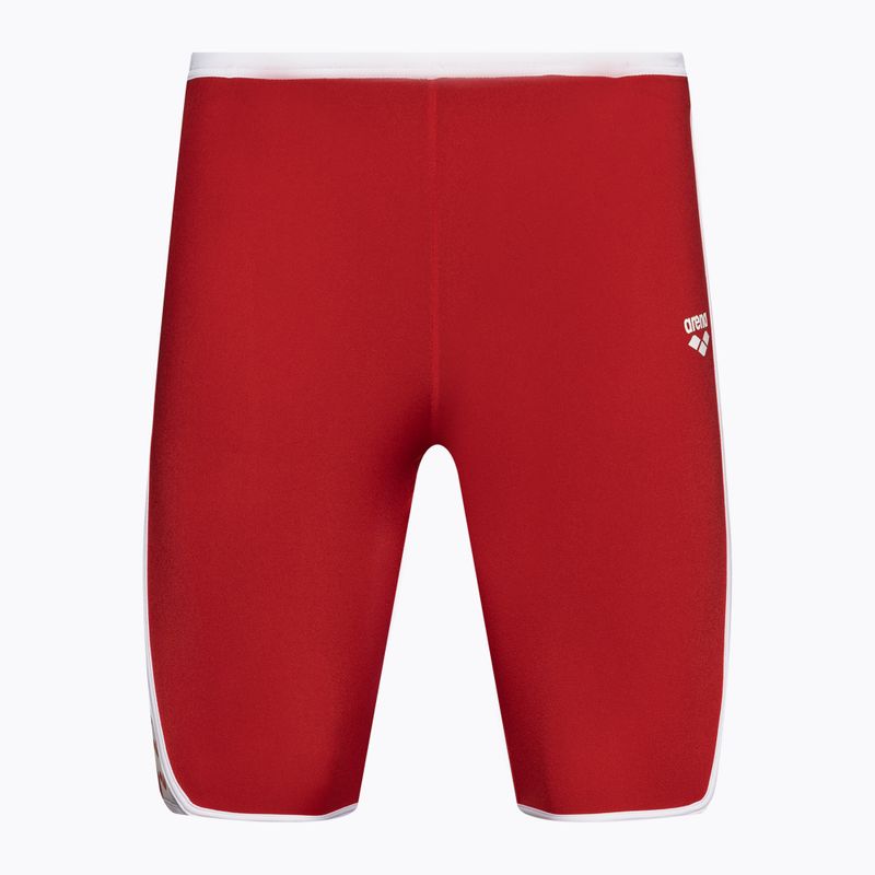 Jammery pływackie męskie arena Icons Swim Jammer Solid red/white