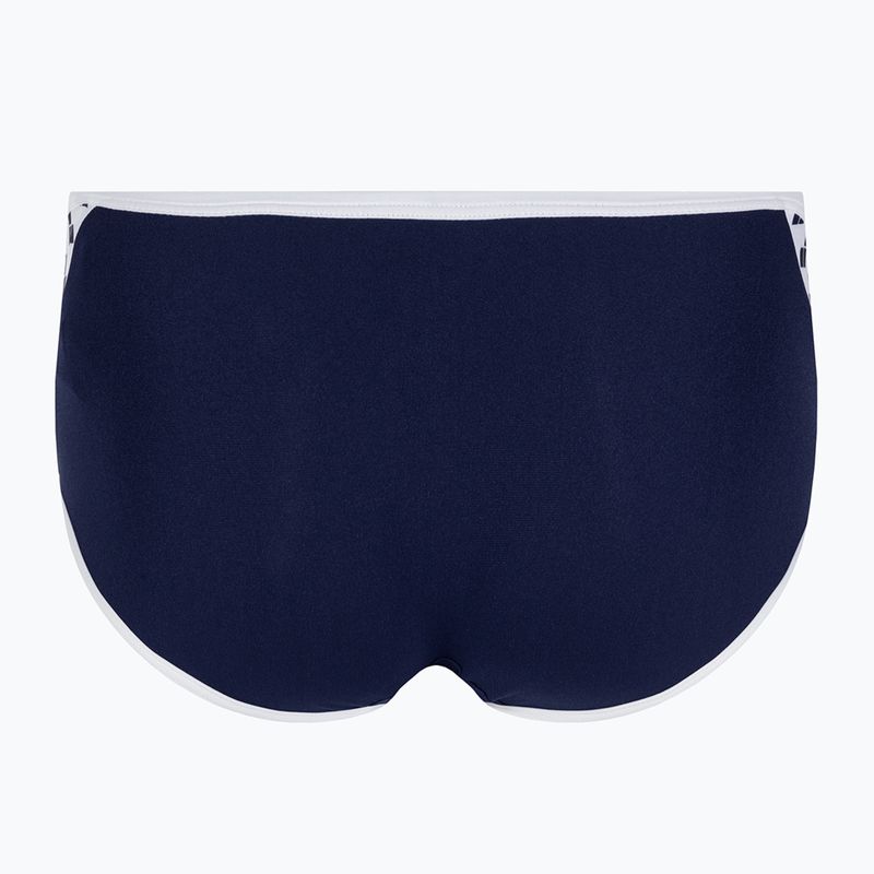 Bokserki pływackie męskie arena Icons Swim Low Waist Short Solid navy/white 2