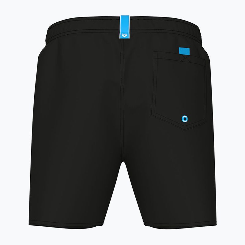 Szorty kąpielowe męskie arena Fundamentals Boxer R black/white 2