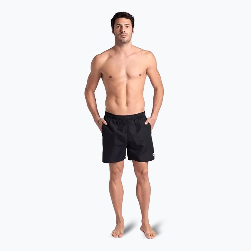 Szorty kąpielowe męskie arena Fundamentals Boxer R black/white 6