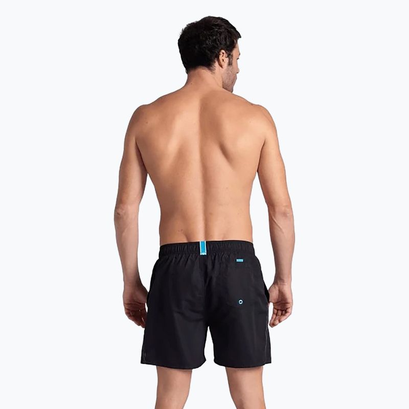 Szorty kąpielowe męskie arena Fundamentals Boxer R black/white 7