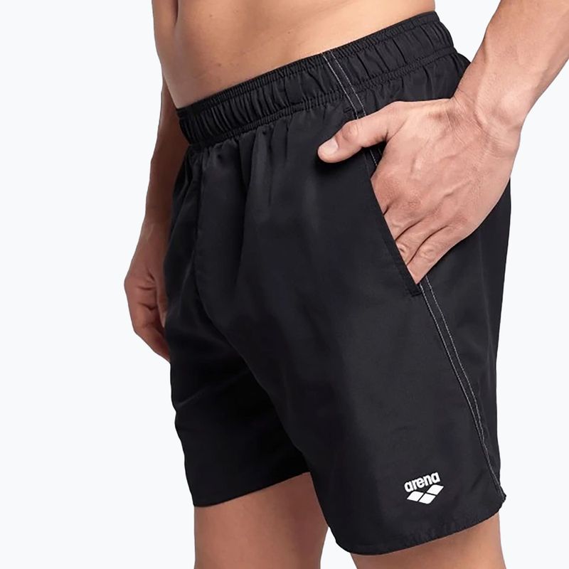Szorty kąpielowe męskie arena Fundamentals Boxer R black/white 8