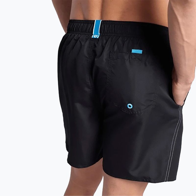 Szorty kąpielowe męskie arena Fundamentals Boxer R black/white 9