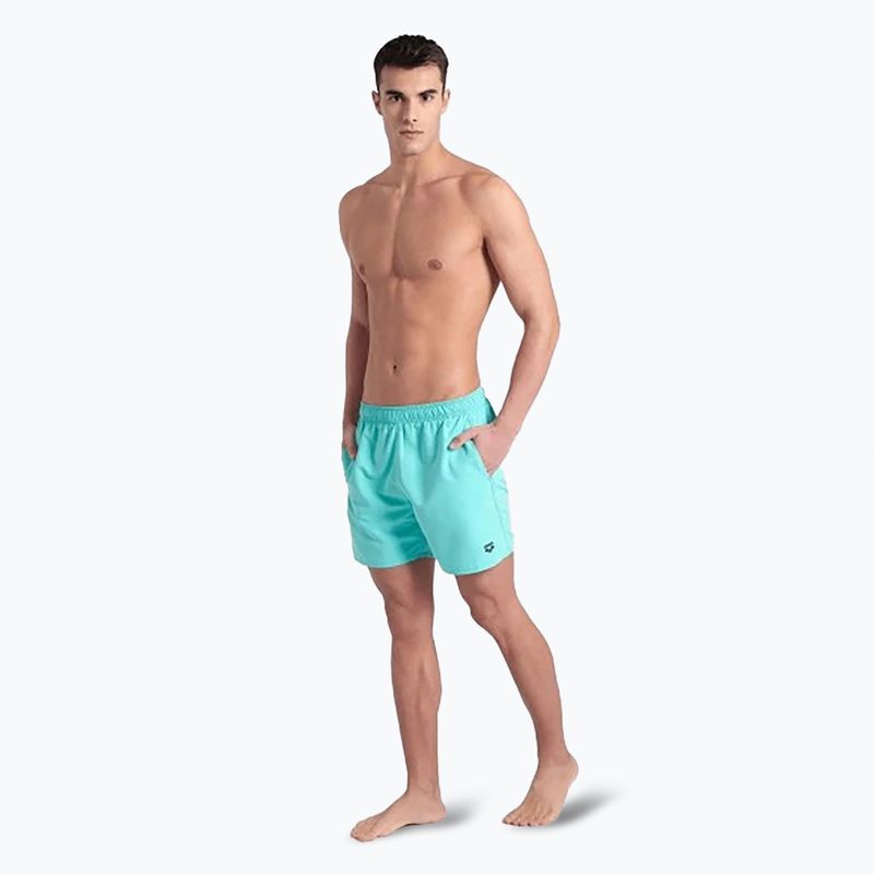 Szorty kąpielowe męskie arena Fundamentals Boxer R water/navy 2