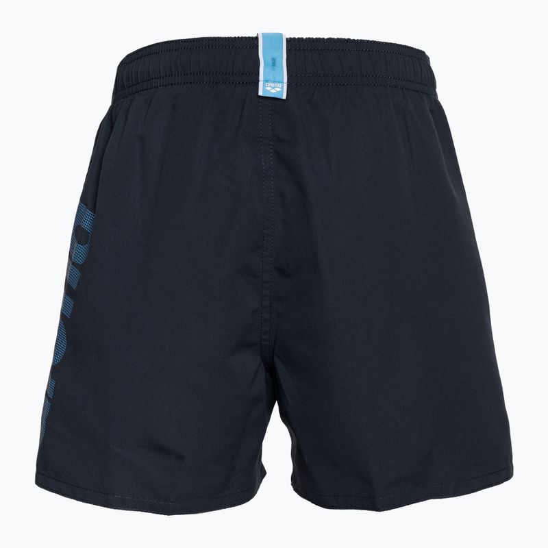 Szorty pływackie dziecięce arena Fundamentals Logo JR Boxer R navy/turquoise 2