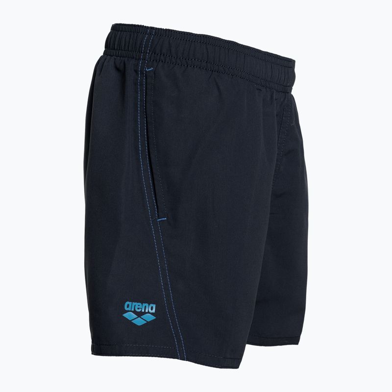 Bokserki pływackie dziecięce arena Fundamentals Logo JR Boxer R navy/turquoise 3