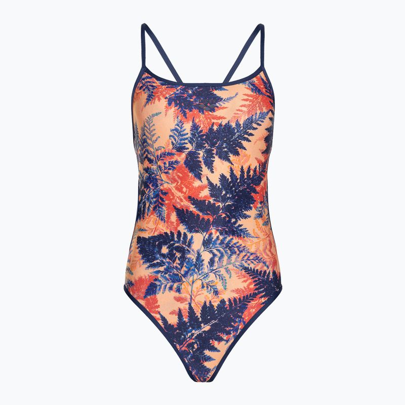 Strój pływacki jednoczęściowy damski dwustronny arena Reversible Swimsuit Challenge Back navy/multi