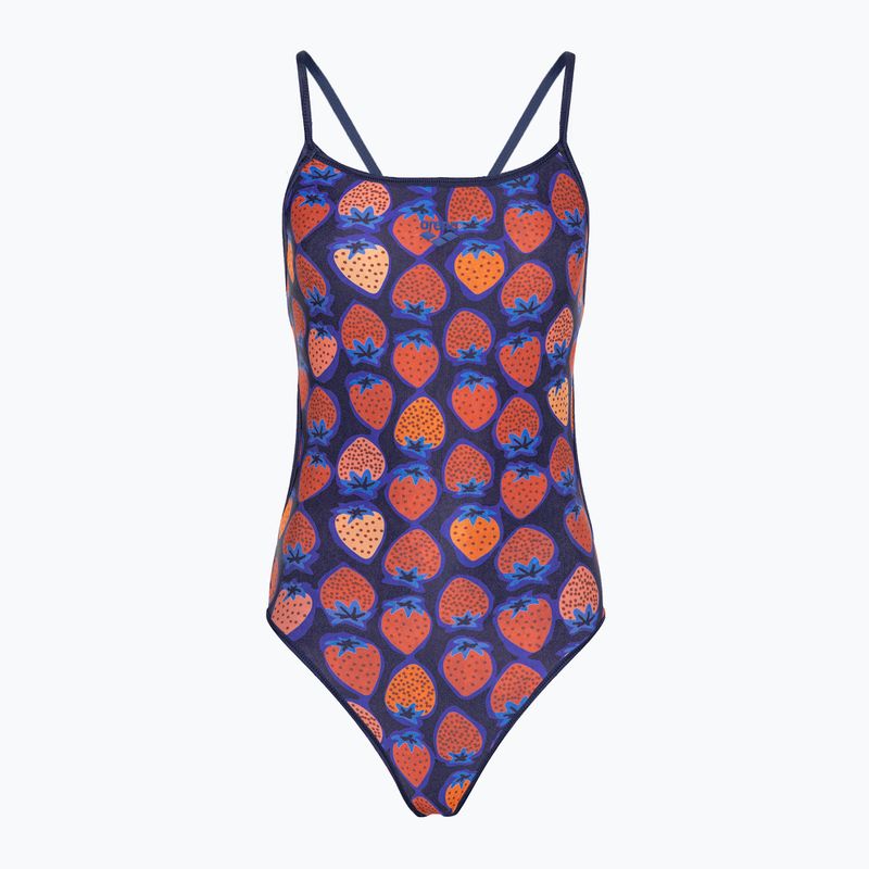 Strój pływacki jednoczęściowy damski dwustronny arena Reversible Swimsuit Challenge Back navy/multi 4
