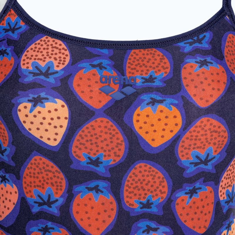 Strój pływacki jednoczęściowy damski dwustronny arena Reversible Swimsuit Challenge Back navy/multi 5