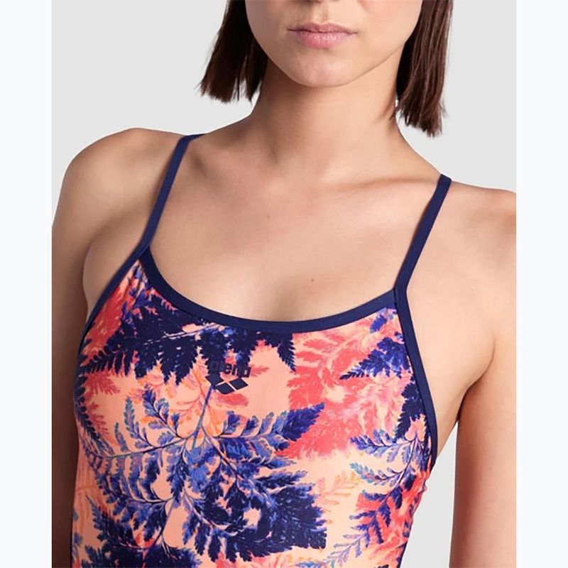 Strój pływacki jednoczęściowy damski dwustronny arena Reversible Swimsuit Challenge Back navy/multi 13