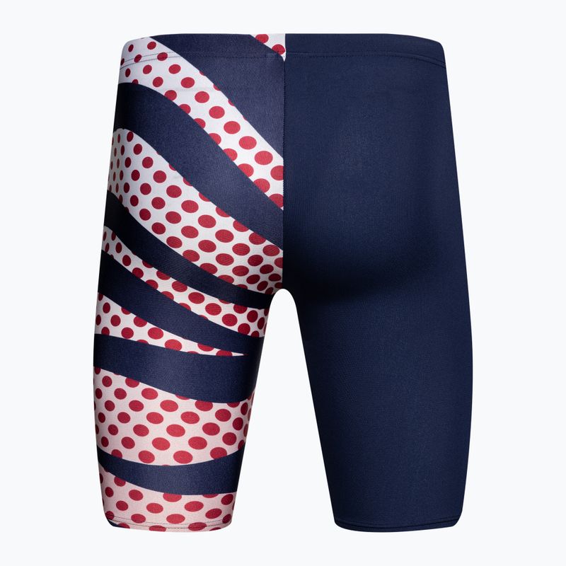 Jammery pływackie męskie arena Multi Stripes Swim Jammer navy/white multi 2
