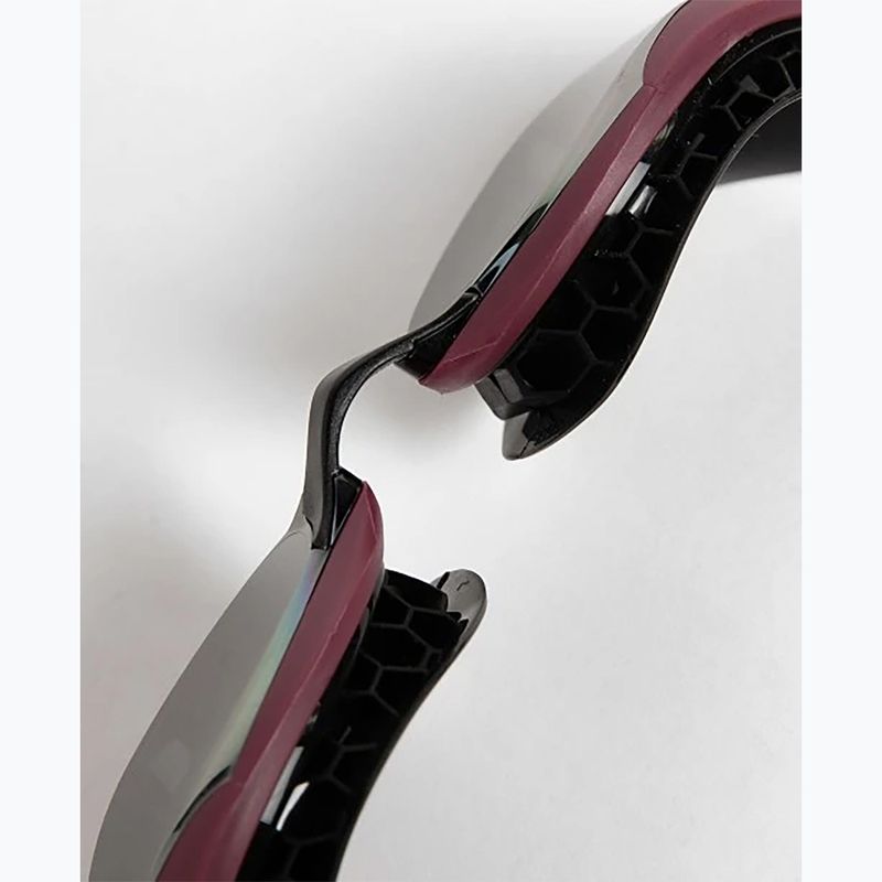 Okulary do pływania arena Air-Bold Swipe Mirror silver/red wine 12