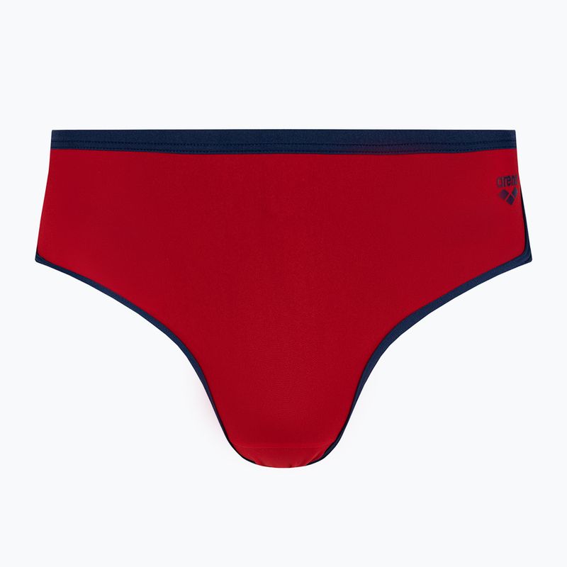 Bokserki pływackie męskie arena Icons Swim Low Waist Short Solid red/navy