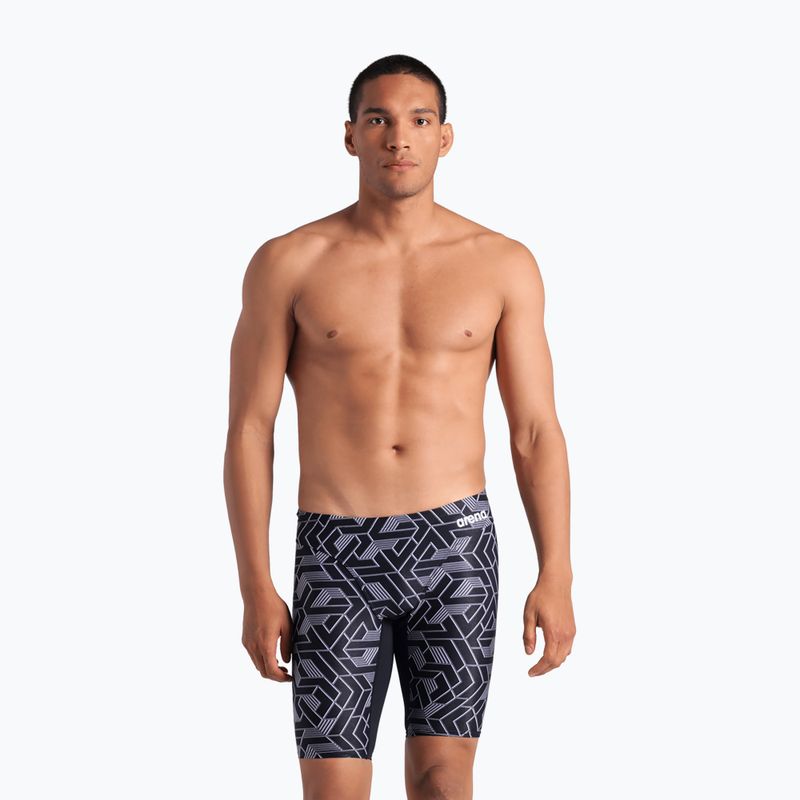 Jammery pływackie męskie arena Escape Swim Jammer black/team black 4