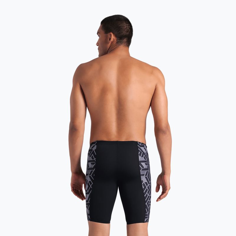 Jammery pływackie męskie arena Escape Swim Jammer black/team black 6
