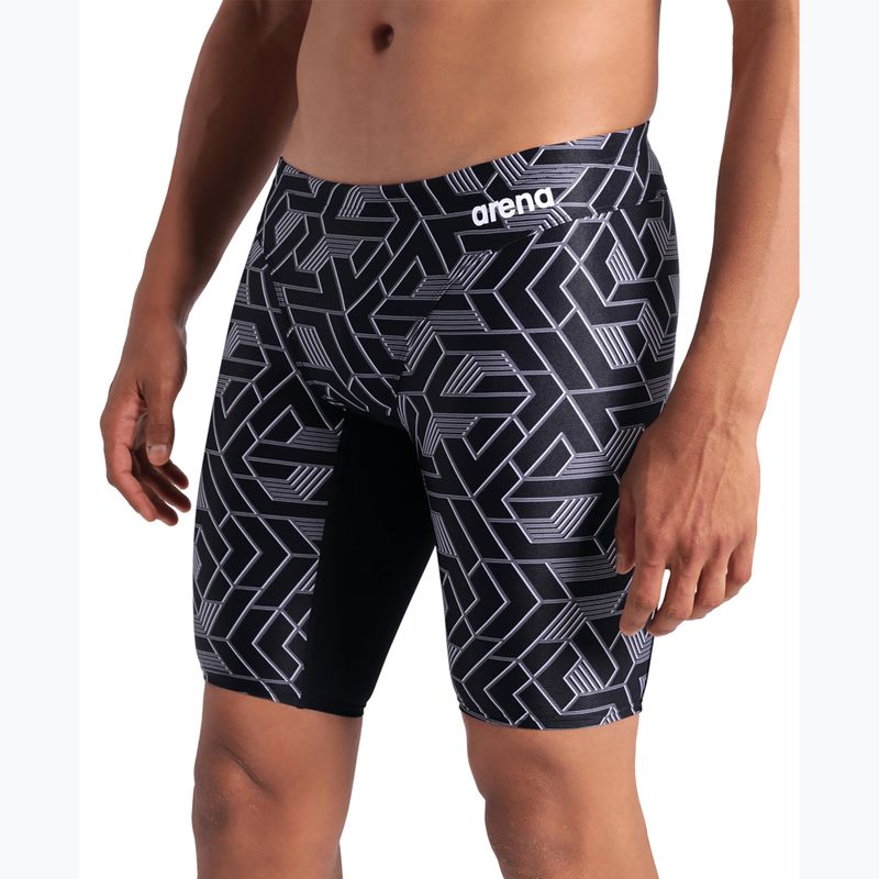 Jammery pływackie męskie arena Escape Swim Jammer black/team black 7