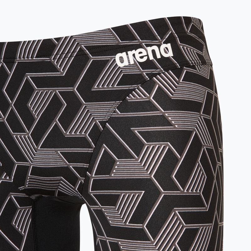 Jammery pływackie męskie arena Escape Swim Jammer black/team black 3