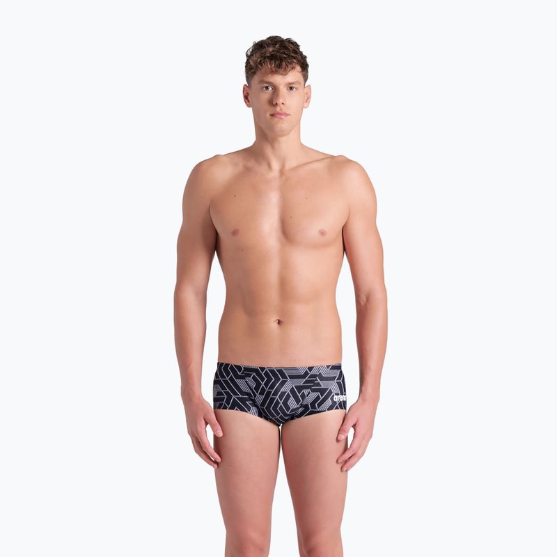 Bokserki pływackie męskie arena Escape Swim Low Waist Short team black