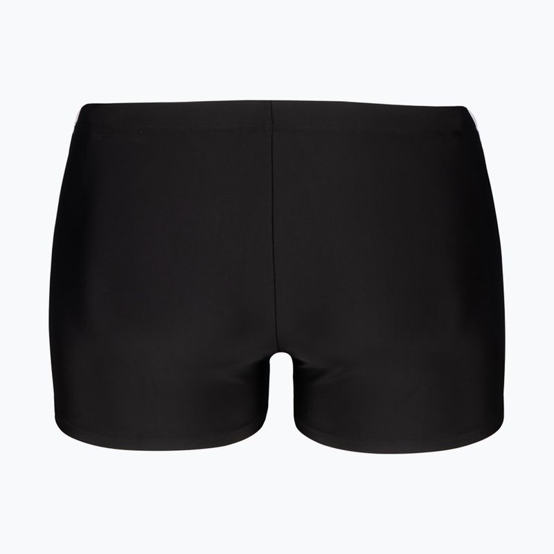 Bokserki pływackie męskie arena Stripe Swim Short black/white/multi 2