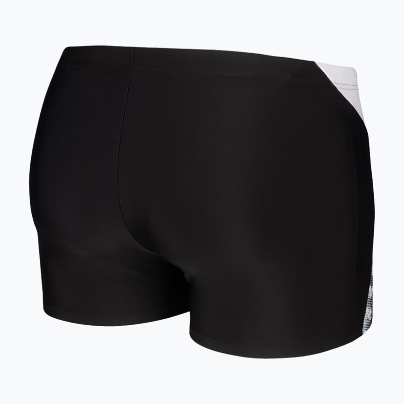 Bokserki pływackie męskie arena Stripe Swim Short black/white/multi 4