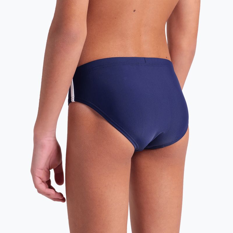 Slipy pływackie dziecięce arena Swim Briefs Solid navy/white/white 9