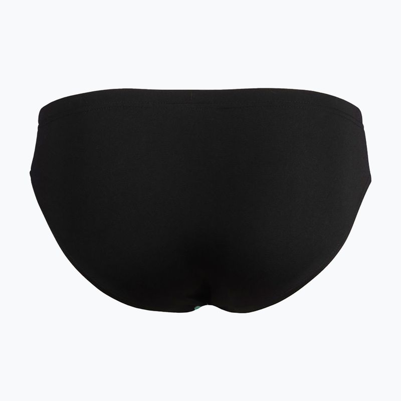 Slipy pływackie dziecięce arena Foam Swim Briefs black/soft green multi 2