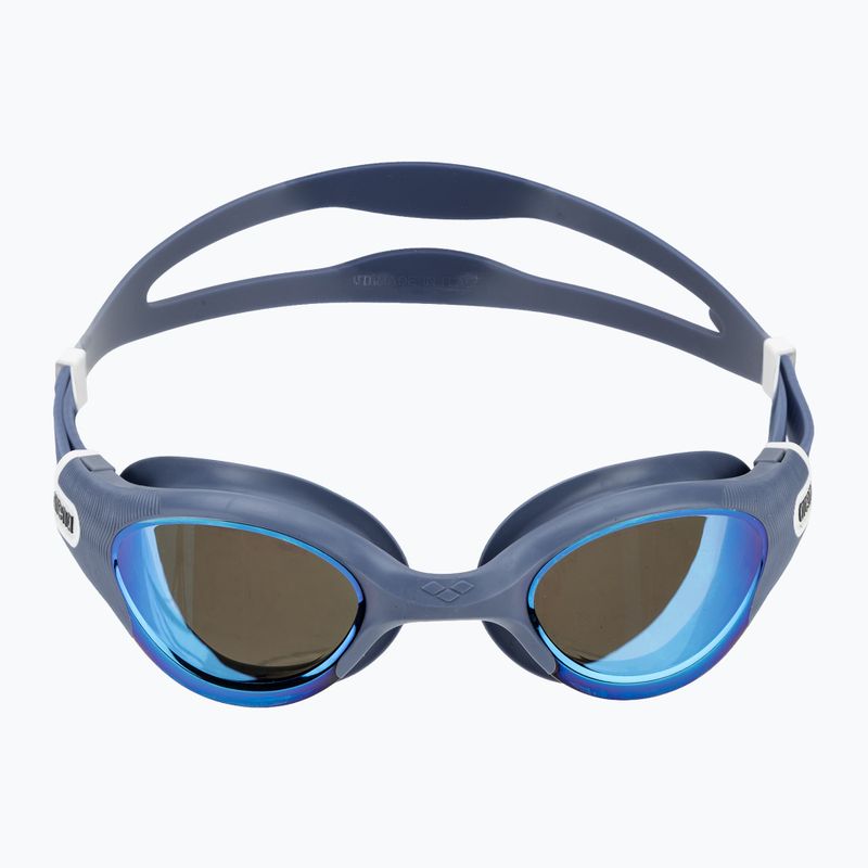 Okulary do pływania arena The One Plus Mirror blue mirror/grey blue 2