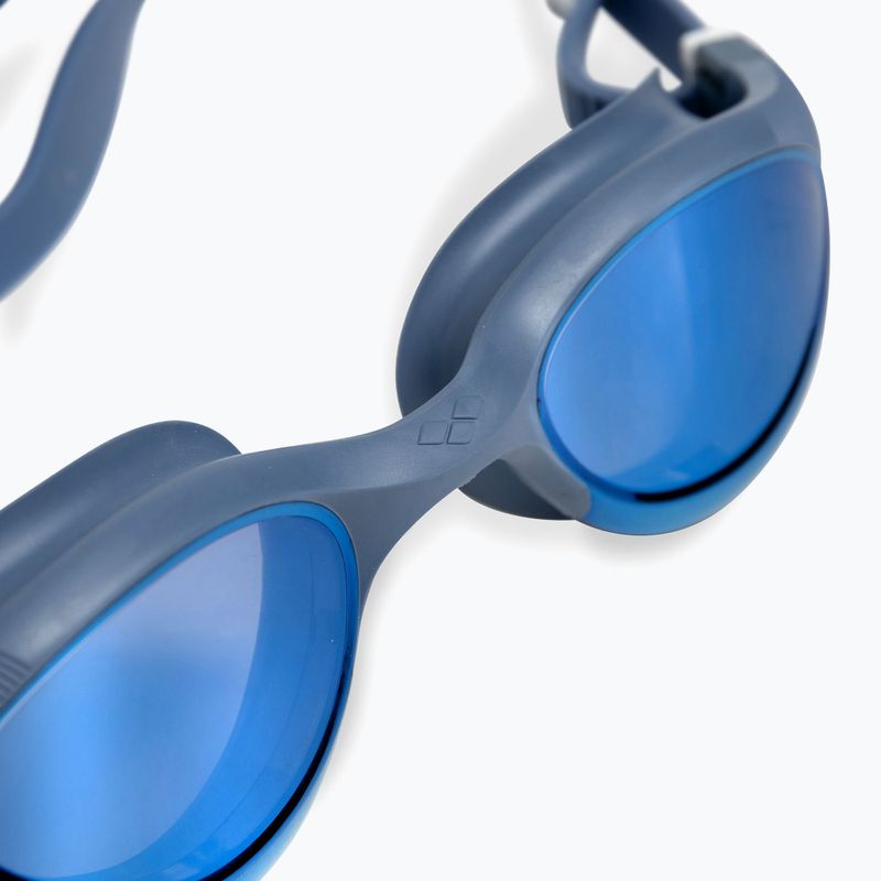 Okulary do pływania arena The One Plus Mirror blue mirror/grey blue 4