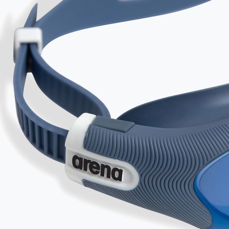 Okulary do pływania arena The One Plus Mirror blue mirror/grey blue 6