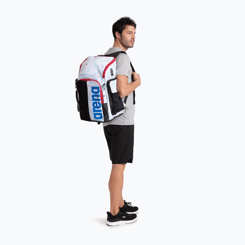 Plecak pływacki arena Spiky III 45 l Allover fireflow/white 10