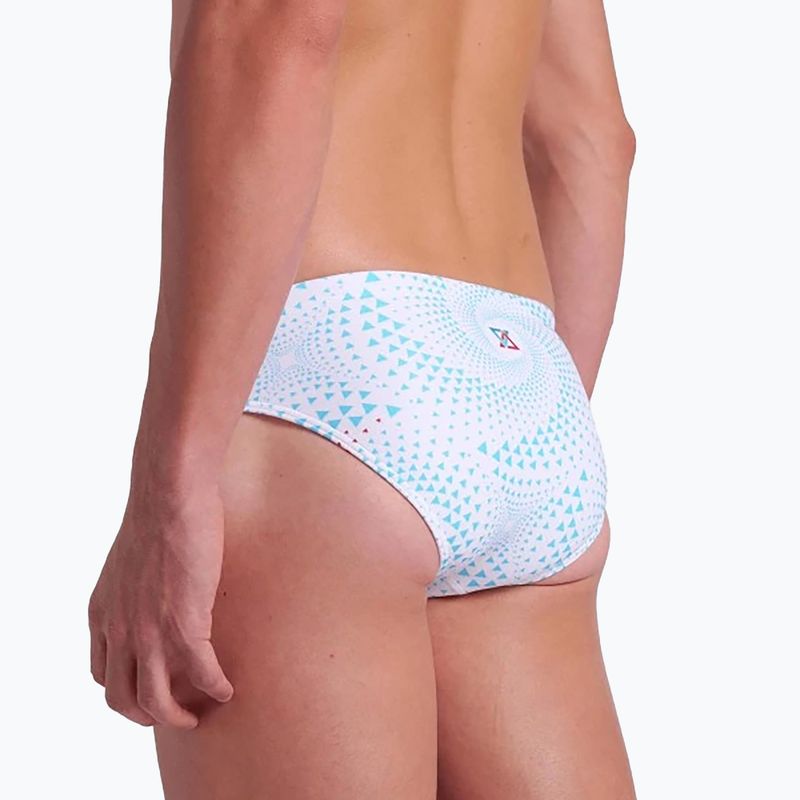 Slipy pływackie męskie arena Fireflow Swim Briefs white multi 8