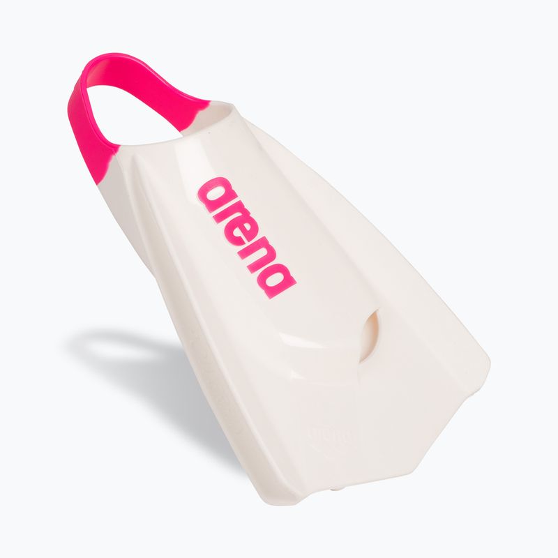 Płetwy do pływania Arena Powerfin Pro II white/shocking pink 2