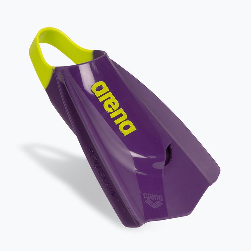 Płetwy do pływania Arena Powerfin Pro II plum/artic lime 2