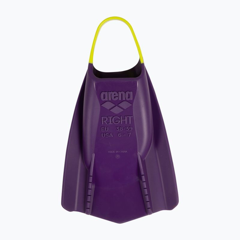 Płetwy do pływania Arena Powerfin Pro II plum/artic lime 3