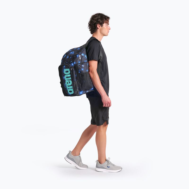 Plecak pływacki arena Spiky III 45 l Allover aqua 9