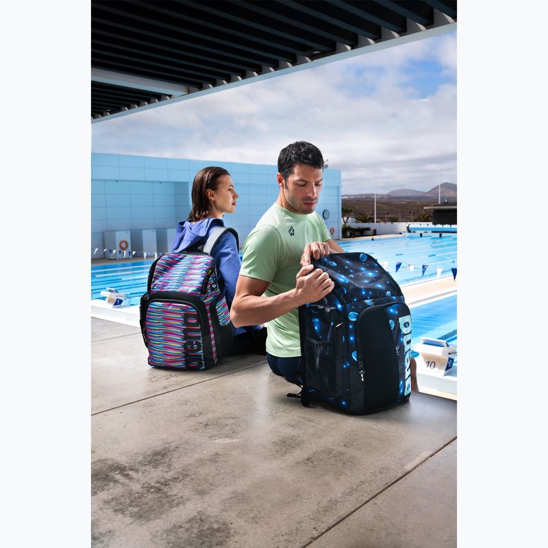 Plecak pływacki arena Spiky III 45 l Allover aqua 11