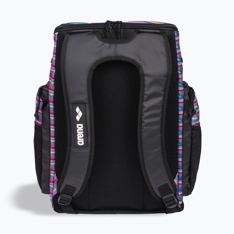 Plecak pływacki arena Spiky III 45 l Allover racing stripes 3