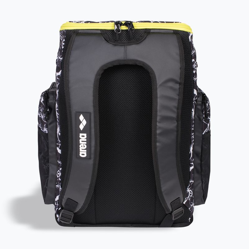Plecak pływacki arena Spiky III 45 l Allover black/white 3