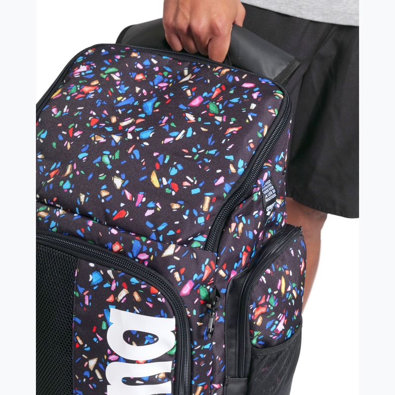 Plecak pływacki arena Spiky III 45 l Allover confetti black 5