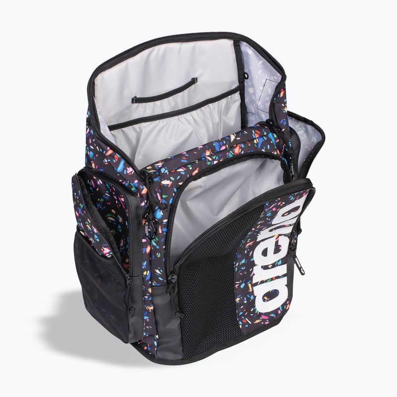 Plecak pływacki arena Spiky III 45 l Allover confetti black 7