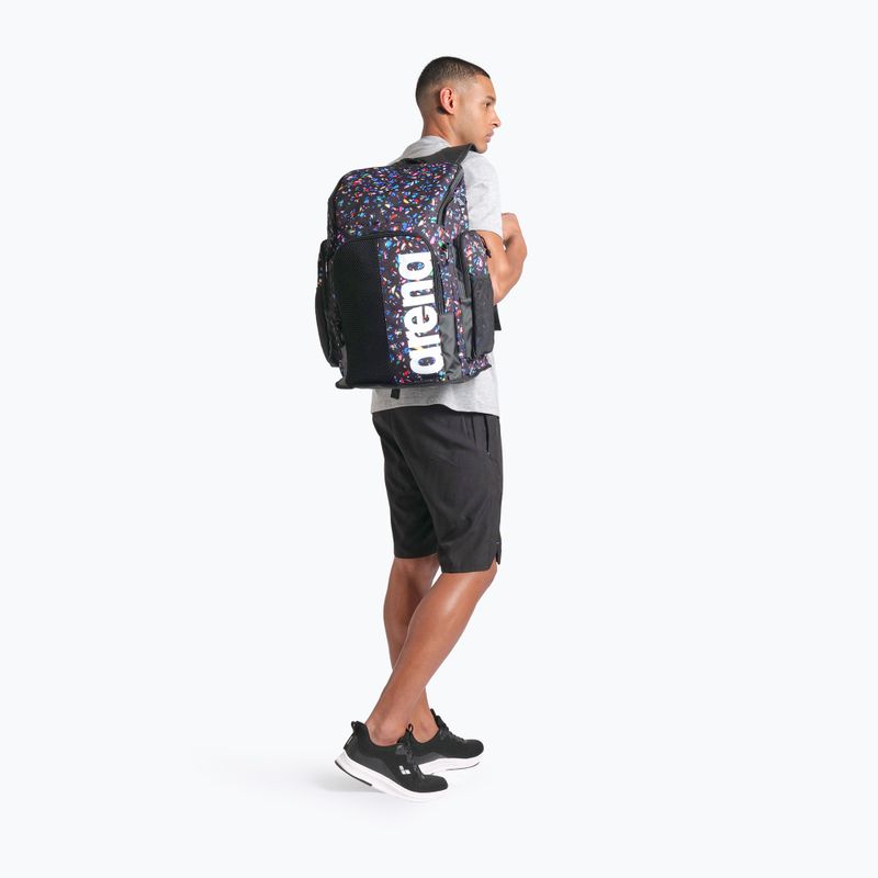 Plecak pływacki arena Spiky III 45 l Allover confetti black 8