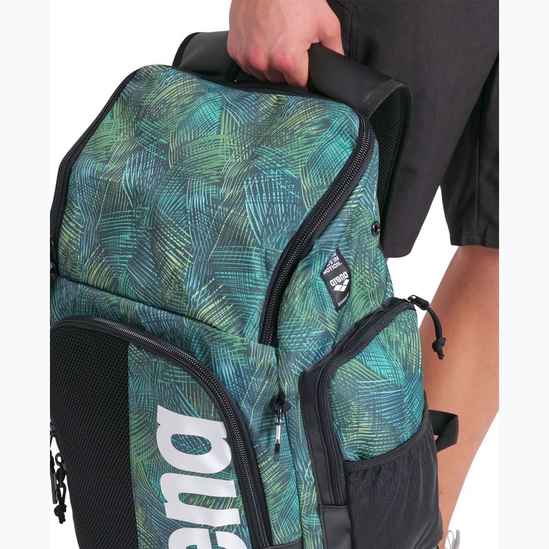 Plecak pływacki arena Spiky III 45 l Allover team energy green 5