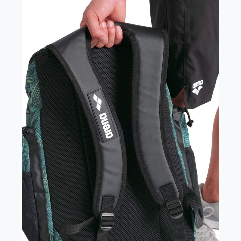 Plecak pływacki arena Spiky III 45 l Allover team energy green 6