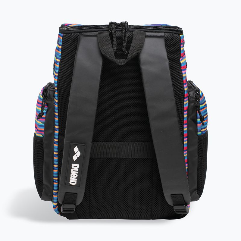 Plecak pływacki arena Spiky III 35 l Allover racing stripes 3