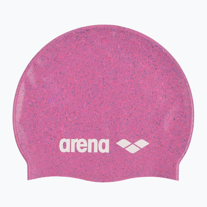 Czepek pływacki arena Silicone Cap pink multi
