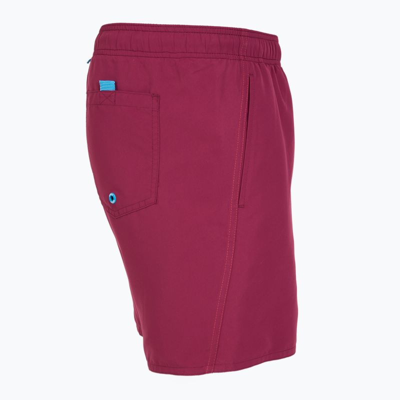 Szorty kąpielowe męskie arena Fundamentals Boxer R dark purple/calypso coral 4