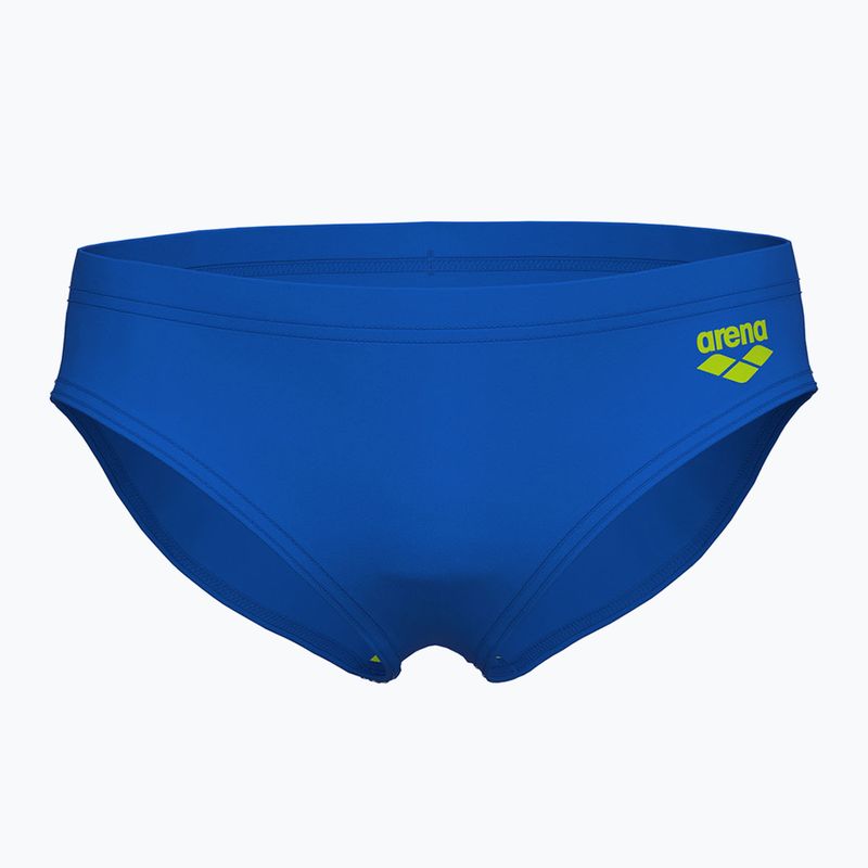 Slipy pływackie dziecięce arena B Dynamo Brief R Jr blue china/artic lime