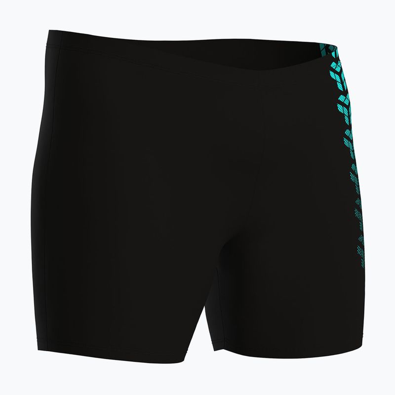 Bokserki pływackie męskie arena Kikko V Swim Mid Jammer Graphic black/water 3