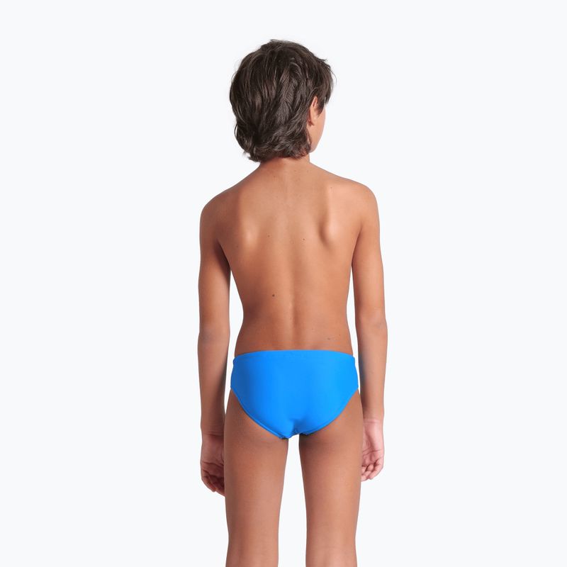 Slipy pływackie dziecięce arena Dim Light Swim Briefs blue china/artic lime 6